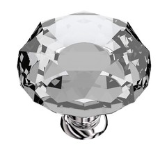 5-200PCS Door Handle Diamond Crystal Clear Glass Cabinet Drawer Pull Knobs 30mm