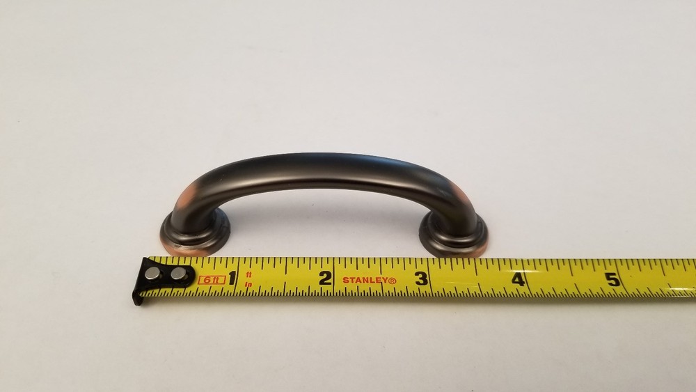 Hickory Zephyr P2280-OBH Oil Rubbed Bronze Highlighted 3″cc Cabinet Handle Pulls