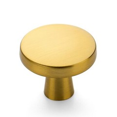 10-Pack Drawer Pulls Solid Brass Kitchen Cabinet Knobs Brushed Gold Finish