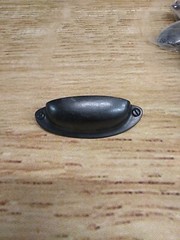 New Antique Black 3.5″ Bin Cup Cabinet Drawer Pulls Handles Dresser Knobs