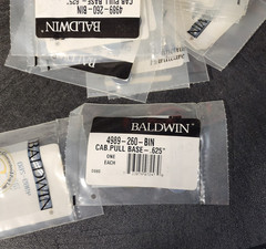Baldwin 4989.260 Cabinet Pull Base .625″ Satin Chrome – Lot of 27 – NEW