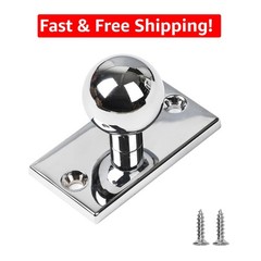Sophisticated Solid Brass Knobs with Backplate for Elegant Cabinetry – 5 Pack