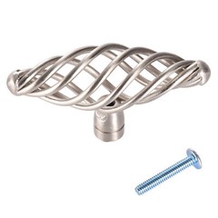 25 PCS Bird Cage Birdcage Kitchen Cabinet Knob knobs Nickel 60MM 2 3/8 898-SN