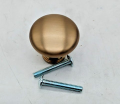 Franklin Brass Champagne Bronze Mushroom Cabinet Knobs 1-3/16 In 10-Pack Kit