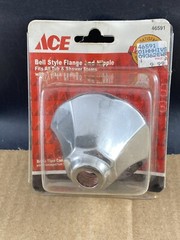 Ace, Bell Style Flange And Nipple #46591 COMB SHIP $1 PER MULT