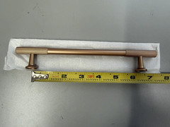 Amerdeco 10 Pack Champagne Gold Cabinet Pulls 6.3 Inch (160MM) Hole Centers NEW