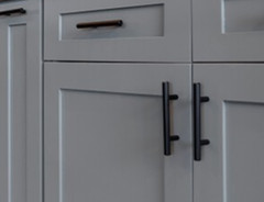 Matt Black Solid T Bar Pulls Cabinet Hardware Handles OL/CC:156/96 &188/128 (mm)