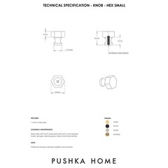 Small Brass Gold, Black, Antique Gold And Silver Hexagonal Cupboard Door Knobs