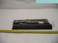 QTY=4(2 Pairs): 13-3/4″ Black Ball Bearing Drawer Slides 1-3/4″ H X 1/2″ THK