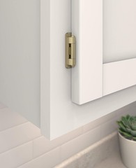 B0BWBRSLSQ Amerock BPR7565BBZ Cabinet Hinge 3/8 in (10 mm) Inset Self Closing