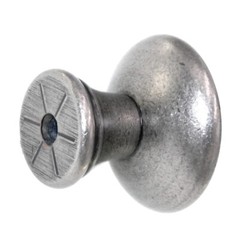 Amerock Vasari Antique Nickel 1 1/4″ Round Disc Cabinet Knob BP24009-AN