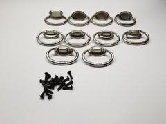 Classic Furniture Door Pull Handles Drawer Cabinet Knobs Drop Ring Dresser Pulls