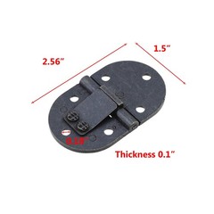 Iron Butler Tray Folding Table Hinges 2Pcs Dark Bronze, 2.56 x 1.5 Inch Oval …