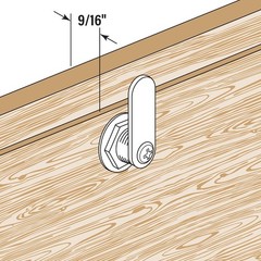 Durable Keyed Alike Cabinet Lock Set with Keys and Fasteners – Easy Installation