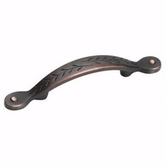 BP1580-ORB Oil Rubbed Bronze 3″cc Floral Handle Pulls Amerock Inspirations