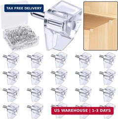 5 Millimeters Shelf Support Peg，Support Cabinet Shelf Pins，Clear Plastic Replace