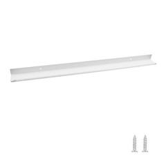 LC LICTOP 15.7″ White Curved Edge Finger Pull Handles 10-Pack Cabinet Drawer