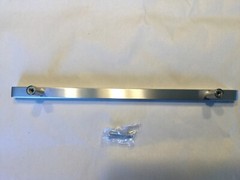 Stainless Steel Square T Bar Cabinet / Drawer Pull knobs W Screws 10 Inch Length