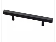 Liberty Square Cabinet Bar Pull Handle Center-To-Center 3-3/4″ Matte Black X8