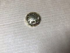 LOT of 21 POLISHED Filigree Design Bright Brass Finish Cabinet Knobs