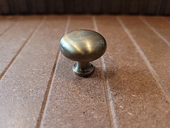 3/4″ Diameter Knob Antique Brass by Colonial Bronze kitchen bath cabinets drawer