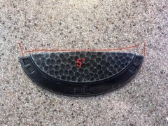 Satin Pewter Antique Drawer Cup Drawer Pull (3″ and 3-3/4″ Center-to-Center )
