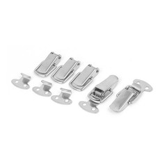 Toolbox Drawer Stainless Steel Spring Toggle Latch Box Hasp 35x20x8mm 5pcs
