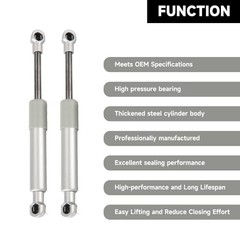 8 Inch 250N / 55Lbs Universal Lift Supports Struts Shocks Gas Spring Silver –