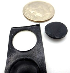Stick-On Rubber Pad Bumper Non-Skid, Has 3/8″ Round Pad, Is 1/8″ Tall, Durable!