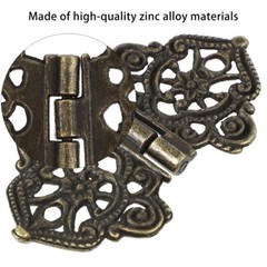 10 Pcs Vintage Hinges for Cabinet Butterfly Hinged Hardware Kitchen