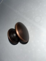 Set Of 24 Richelieu BP80980BORB Classic Metal Knob Oil Rubbed Bronze 32mm NEW