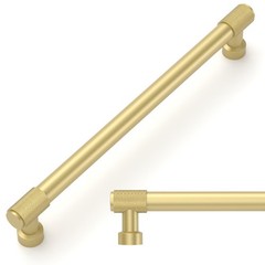 10 Pack Brushed Gold Knurled Cabinet Pulls 10 Inch(254mm) Hole Center Kitchen…