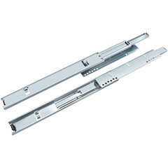 16 Inch Drawer Slides Cold Rolled Steel Electroplated Finish Undermount Type