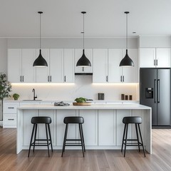Rust-Resistant Stainless Steel Cabinet Handles – 30-Pack Matte Black Design