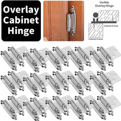 Overlay Kitchen Cabinet Hinges Self Closing Face Mount Cupboard Door Hinge Lot