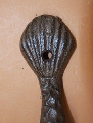2-HANDLES,Beach Decor,Coastal Accents.Seashell Design,Kitchen Hardware,HW-58