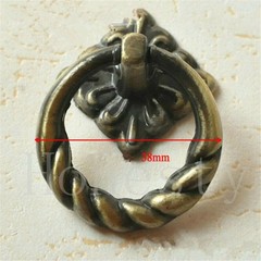 1x Vintage Pull Handle Draw Ring for Door Cabinet Drawer Cupboard Wardrobe