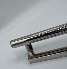 Rejuvenation Drawer Pull Polished Nickel 12 in Upton C2411 A