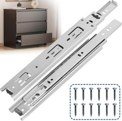 8 Inch Heavy Duty Full Extension Drawer Slides, 2 Pairs (4Pcs)