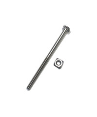 3″ CHROME Bolt Screw for Glass Cabinet Handles Knobs Drawer Pulls Vintage