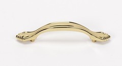 Alno A1456-35 Bella 3-1/2″ Center to Center Solid Brass Arch Bow – Brass