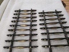 LOT 23 Amerock Carriage House Antique Brass Cabinet Cupboard Drawer Handles!