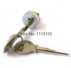 232 Glass Showcase Lock Glass Sliding Brass Cylinder Glass Door Lock Key Aliked