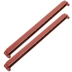 2 Pcs Full Extension Drawer Slides Track Guides Plastic Rails