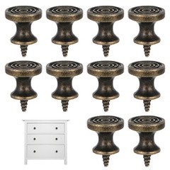 Mini Metal Round Small Drawer Knobs Jewelry Box Pulls 10 Pcs Mini Drawer