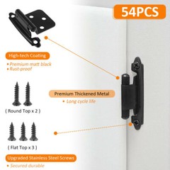 Kitchen Cabinet Hinges Overlay Self Closing Face Mount Cupboard Door Hinge Lot