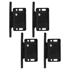 4 Sets Rv Drawer Latches and Catches Push to Close Durable ABS Metal Locks