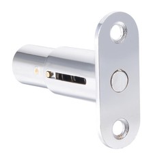 Push Plunger Lock 19mm Cylinder Dia 32mm Length Zinc Alloy Keyed Alike 2Pcs