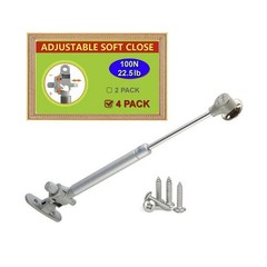 STIANC 4 Pack 100N/22.5LB Gas Struts for Cabinets,Gas Strut Lift Support