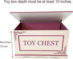 Soft Close Hinges for Toy Box, Slow Closing Safety Hinges for Toy Chest, Storage